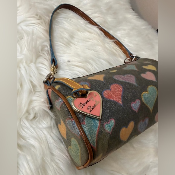 Dooney & Bourke Multicolor Heart Shoulder Bag - Picture 3 of 8